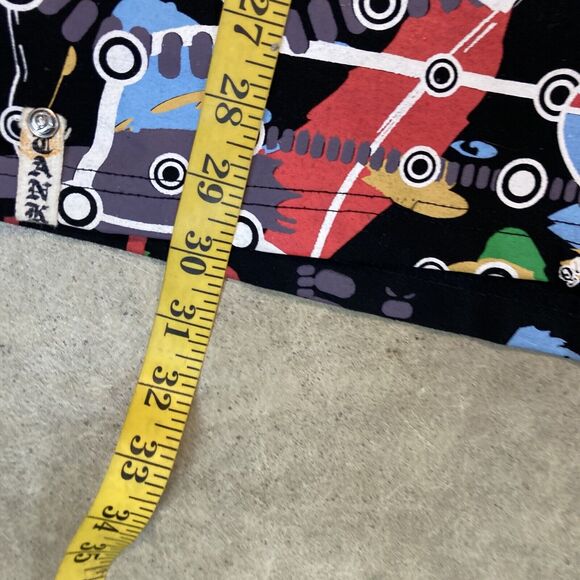 Tank Graphic T Shirt Mens‎ Large Street wear Art Black Colorful City Crew Neck - Picture 5 of 10